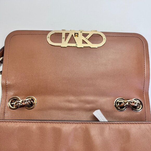 MICHAEL Michael Kors Parker Extra Large Leather Shoulder Bag Brown - Picture 10 of 16